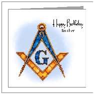 Birthday - Blue & Gold Compass