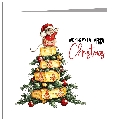 Christmas - Cheery Mouse On Cheese Tree