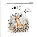 Christmas - Antelope In Wreath - wholesale