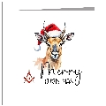 Christmas - Antelope In Santa Hat - wholesale
