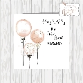 Pink & Gold Balloons With Bows