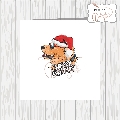 Cool Santa Dog