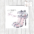 Sexy High Heels & Diamante Beads