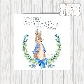 Peter Rabbit Floral Wreath